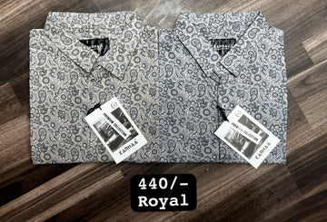 Karmaa Digital Printed Premium Shirts SET OF 4PCS @Rs. 440/each.