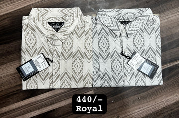 Karmaa Digital Printed Premium Shirts SET OF 4PCS @Rs. 440/each.