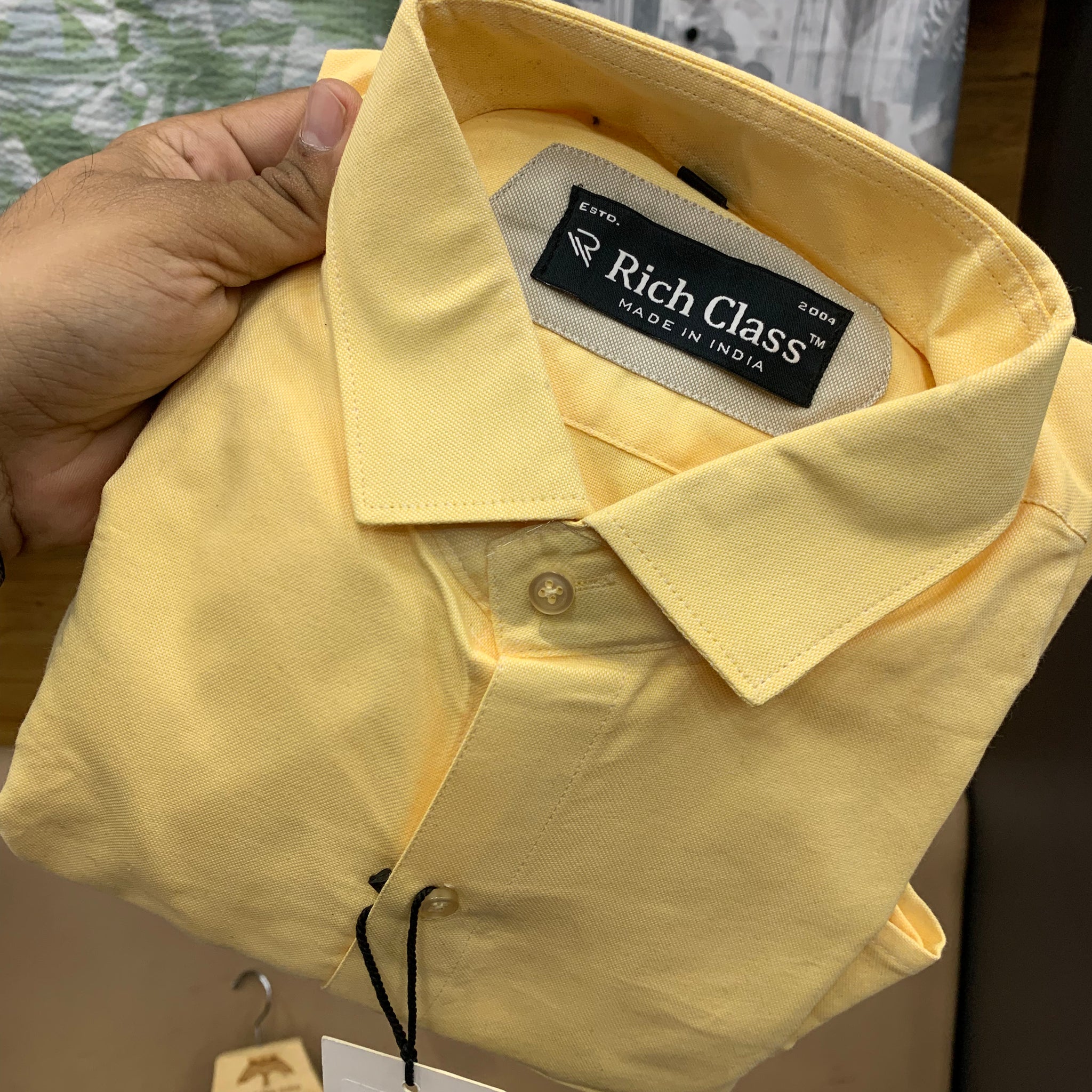 Rich Class Plain Shirts Set of 3pcs @ ₹395/- each.