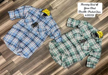 RB Double Pocket Shirts Set of 3pcs @ ₹430/- each.