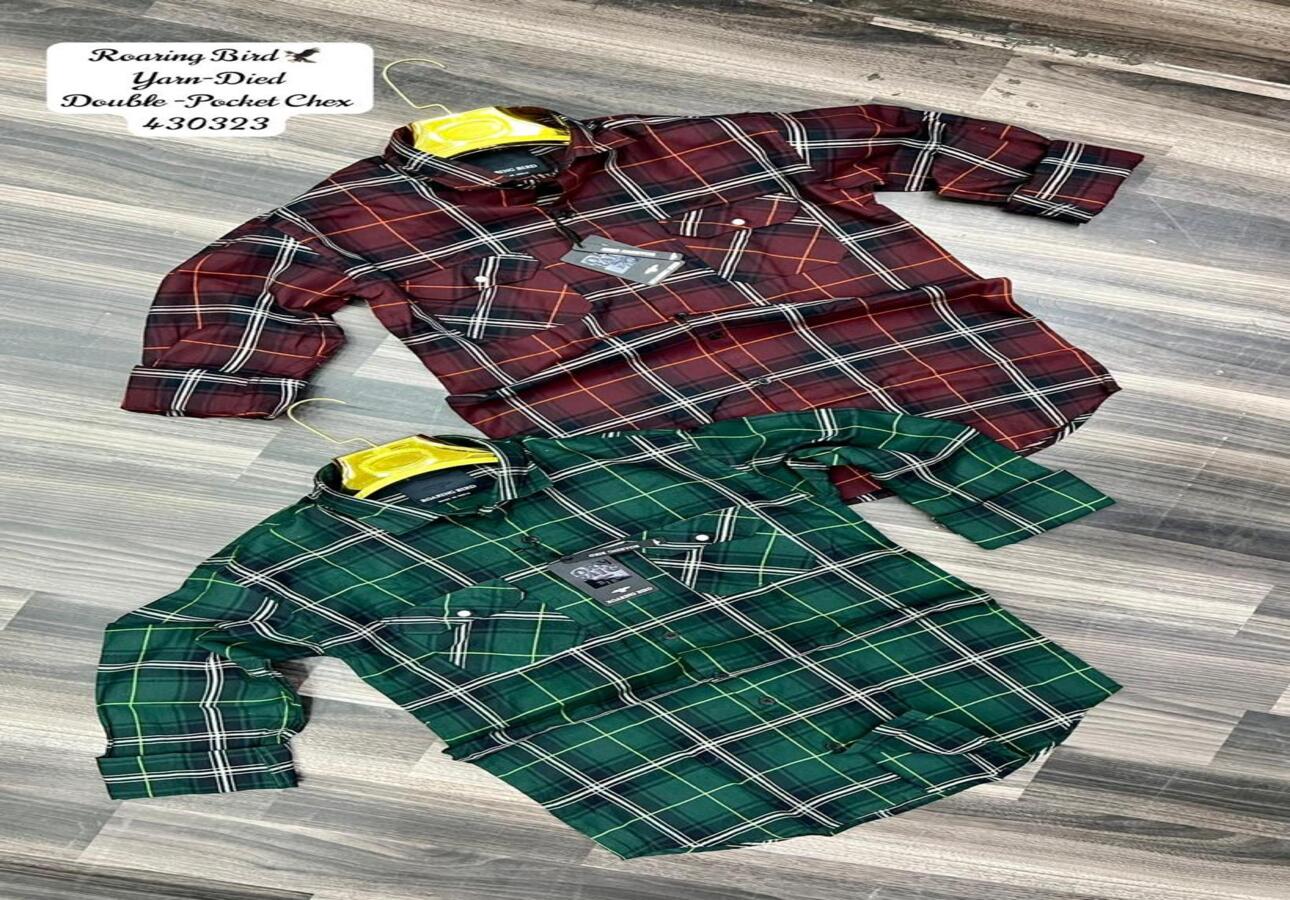 RB Double Pocket Shirts Set of 3pcs @ ₹430/- each.