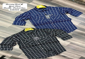 RB Double Pocket Shirts Set of 3pcs @ ₹430/- each.