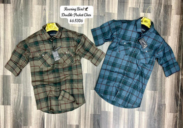 RB Double Pocket Shirts Set of 3pcs @ ₹430/- each.