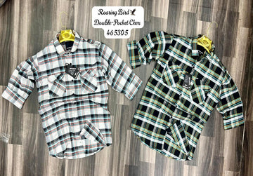 RB Double Pocket Shirts Set of 3pcs @ ₹430/- each.