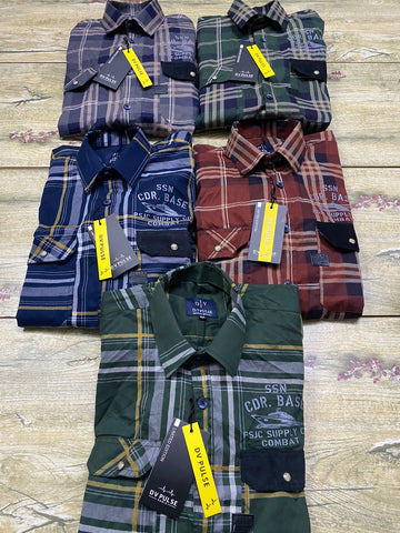 Pulse checks shirts double pocket @ ₹435/ each